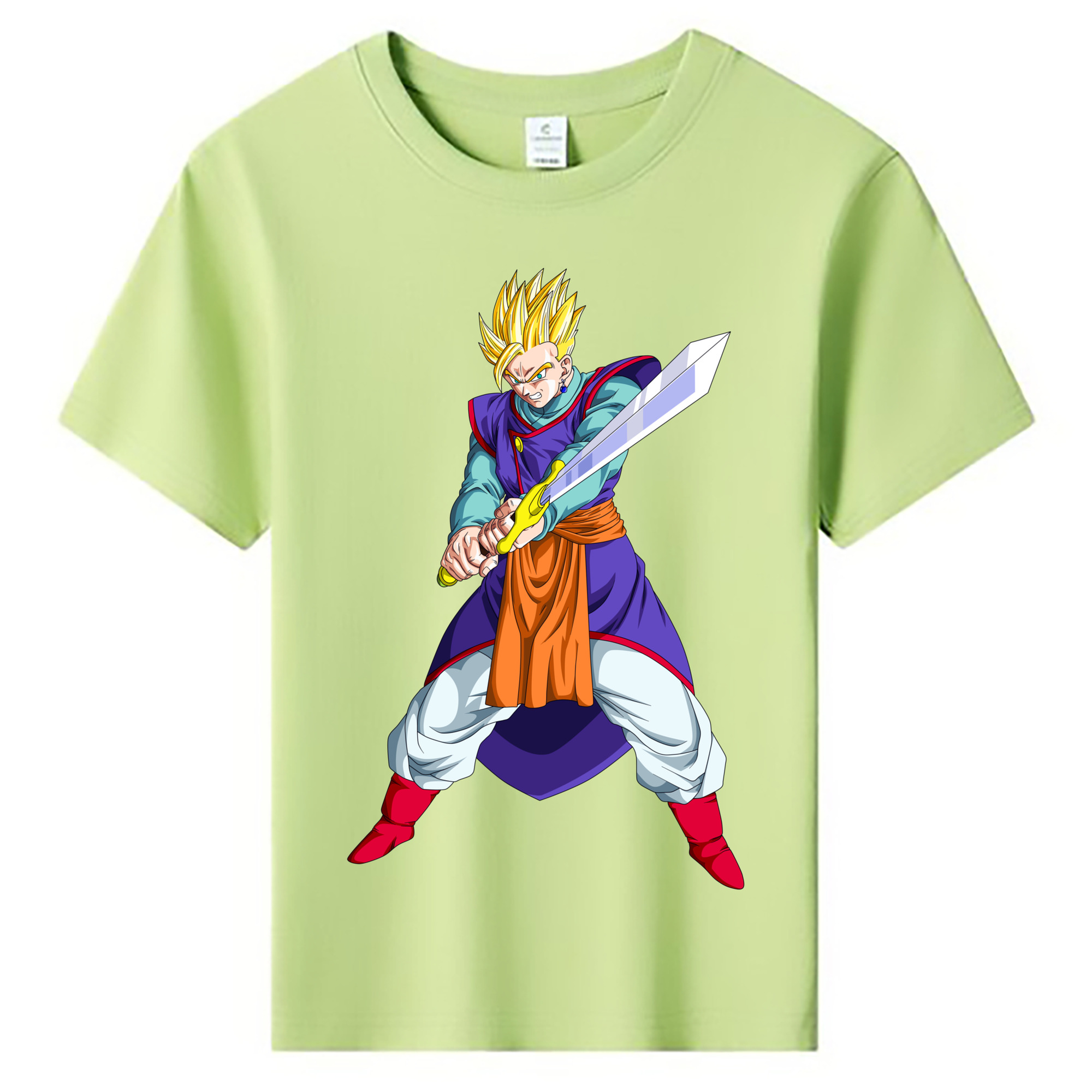 （画像用） ドラゴンボール 孫 悟飯（そんごはん）DRAGON BALL Son Gohan 綿100％キッズTシャツ（フロントプリント）